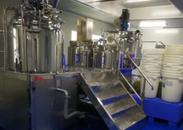 Fixed type vacuum emulsifier Fixed type vacuum emulsifier